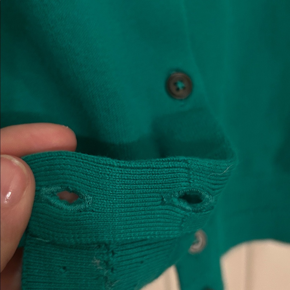 BODEN M Kelly green cardigan - Picture 5 of 6